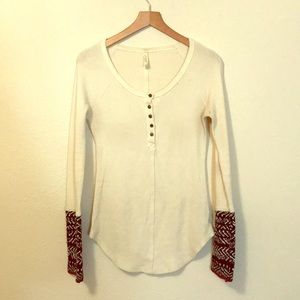 Free People Long Sleeve shirt